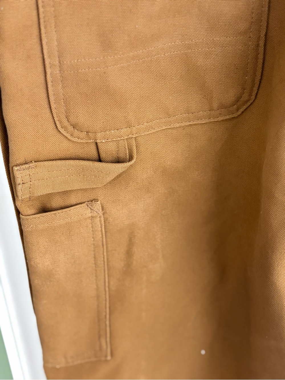 VTG Carhartt BQW226 Women’s 18 Petite Brown Quilt Lined Overalls USA Made - Picture 9 of 12